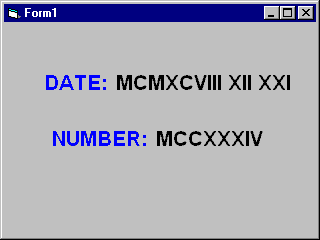 RomanNumeral Screenshot